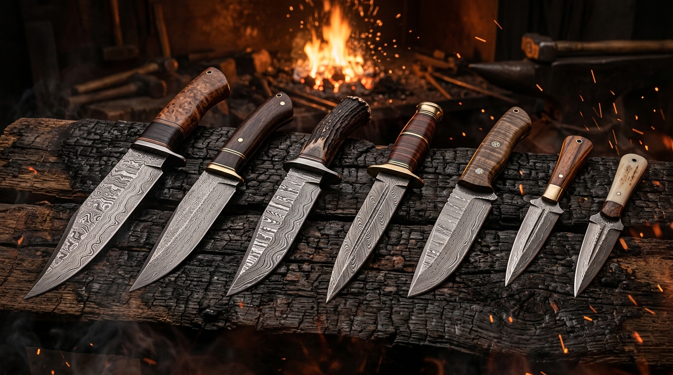 Master Hand-Forged Damascus Blades
