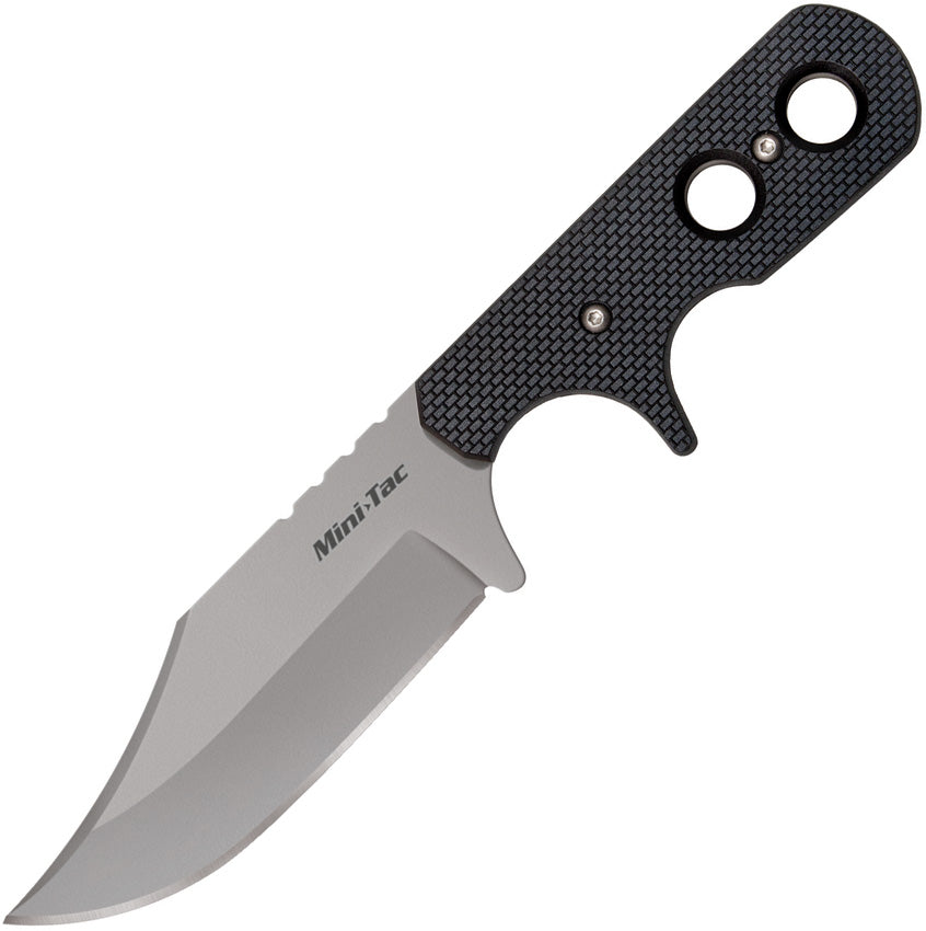 Cold Steel 49HCF Mini Tac Bowie Stainless Blade Knife with Black Griv-Ex Handle thumbnail 3