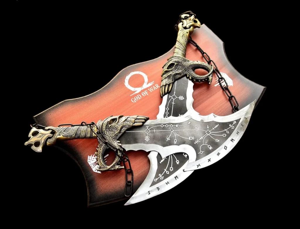 God of War Blades of Chaos Replica: Kratos Cosplay - Stainless Steel thumbnail 6