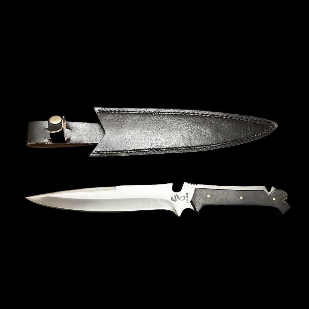 Resident Evil 4 Replica Knife: Stainless Steel Blade, Leather Sheath thumbnail 2