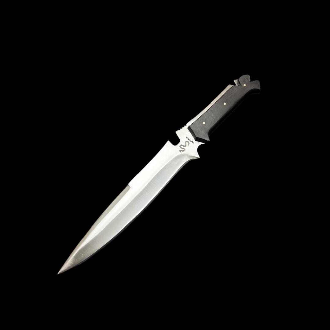 Resident Evil 4 Replica Knife: Stainless Steel Blade, Leather Sheath thumbnail 3