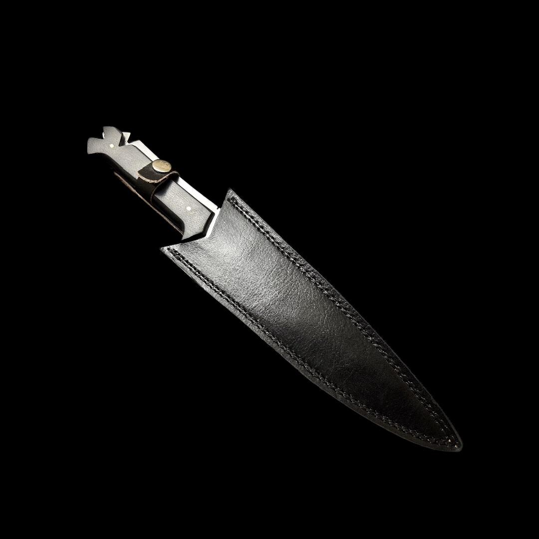 Resident Evil 4 Replica Knife: Stainless Steel Blade, Leather Sheath thumbnail 6