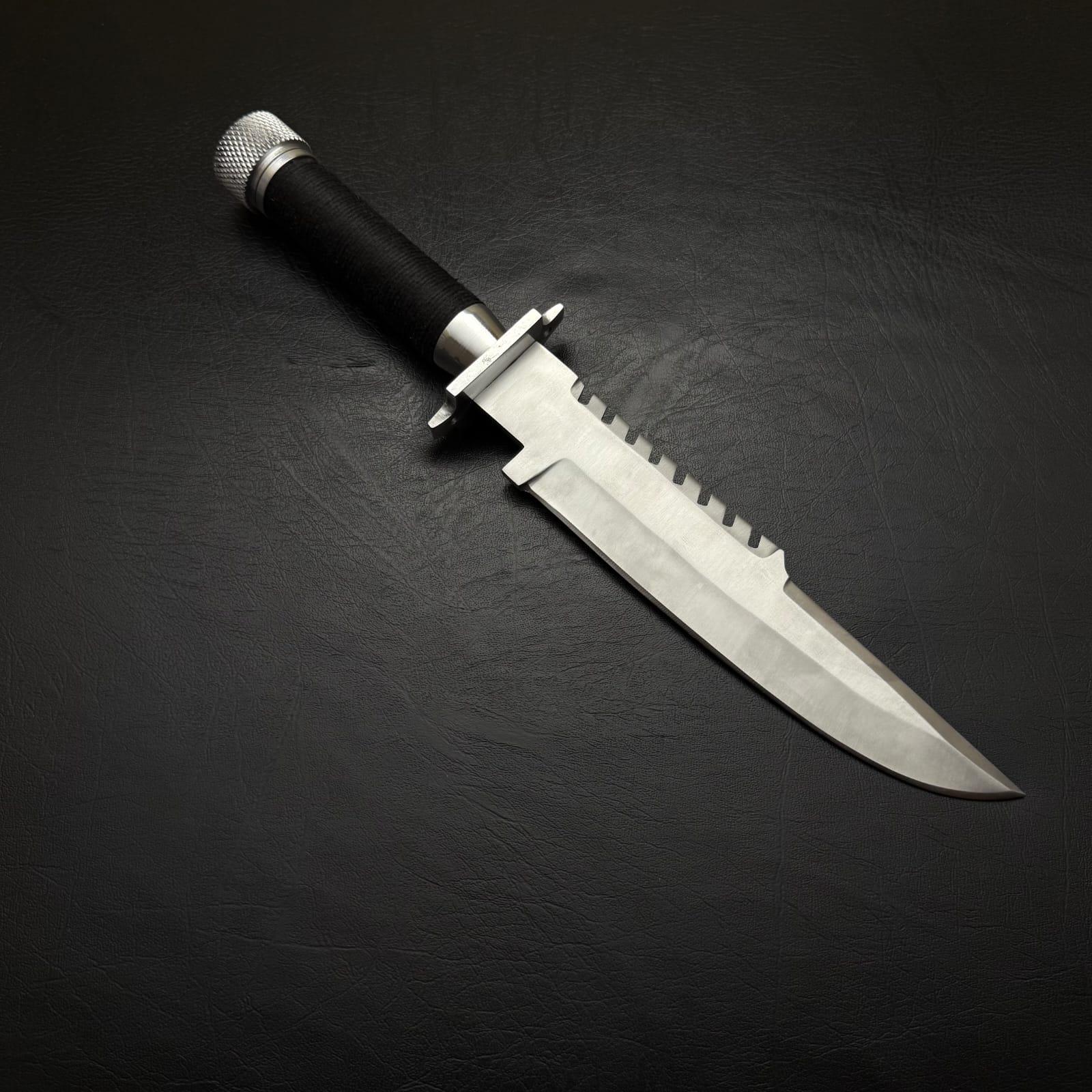 LS1 Commando Replica Bowie Knife: D2 Steel, Leather Sheath thumbnail 5