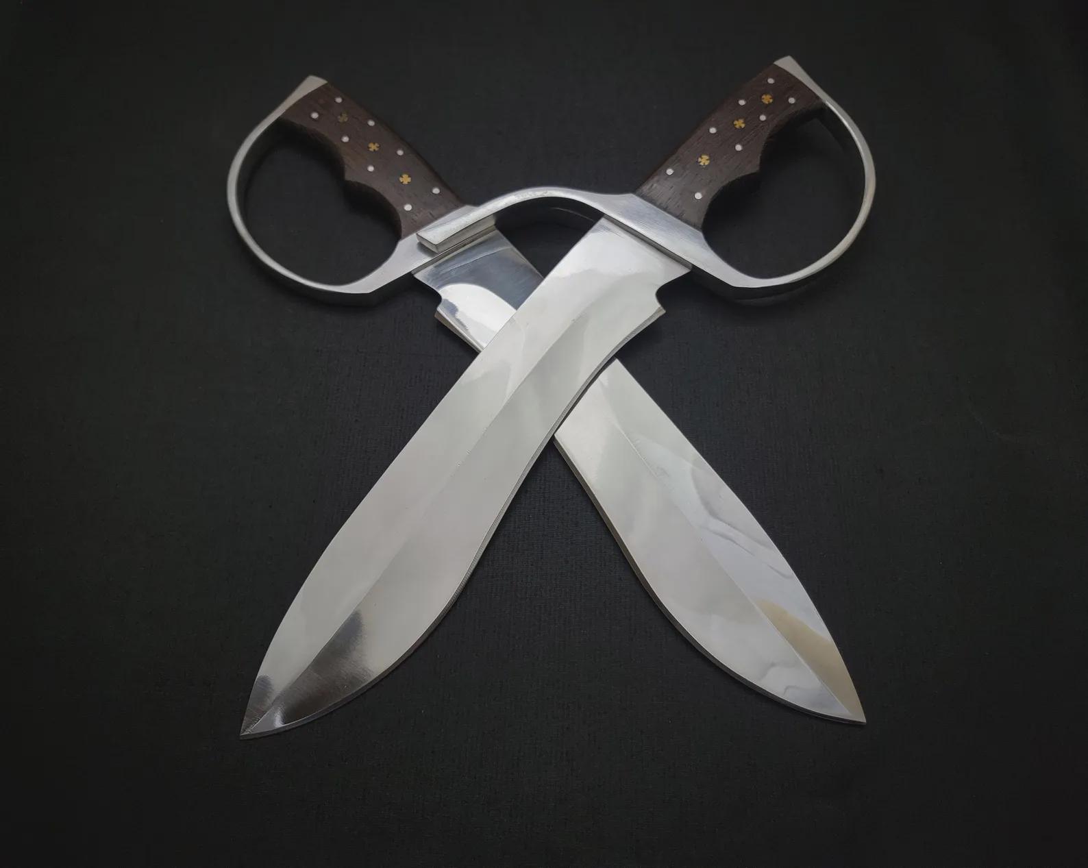 Handmade IP Man Replica Sword: Wing Chun Martial Arts, Leather Sheath thumbnail 5