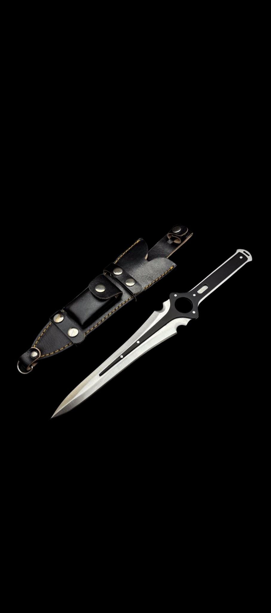 Persona 5 Joker Dagger Knife Replica with Leather Sheath thumbnail 5