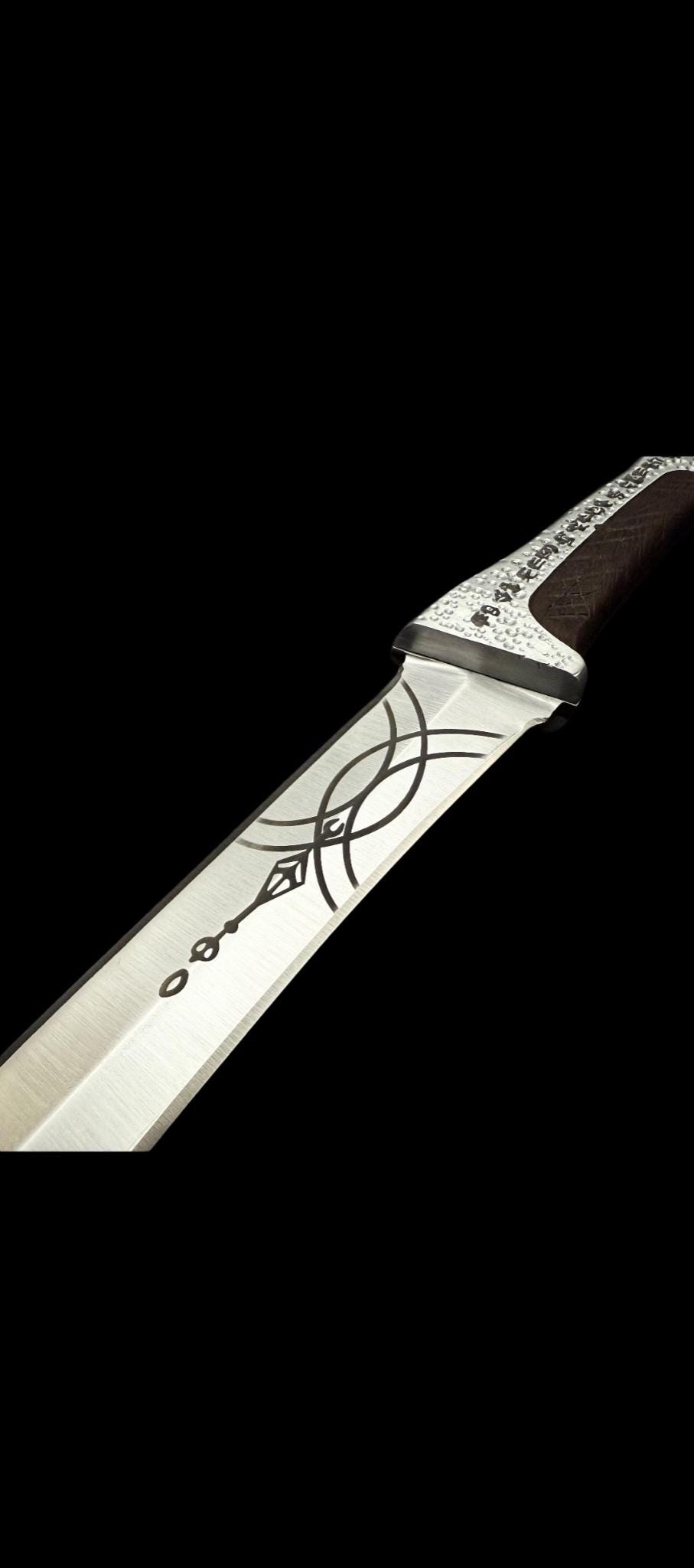 Famous Dune Paul Atreides Crysknife with Leather Sheath thumbnail 2