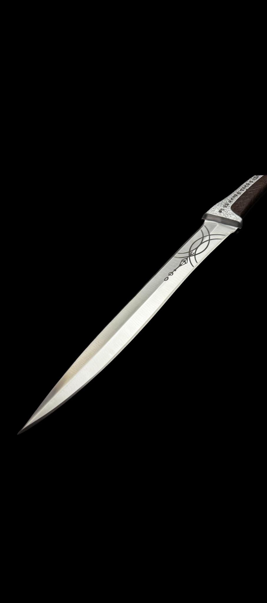 Famous Dune Paul Atreides Crysknife with Leather Sheath thumbnail 5