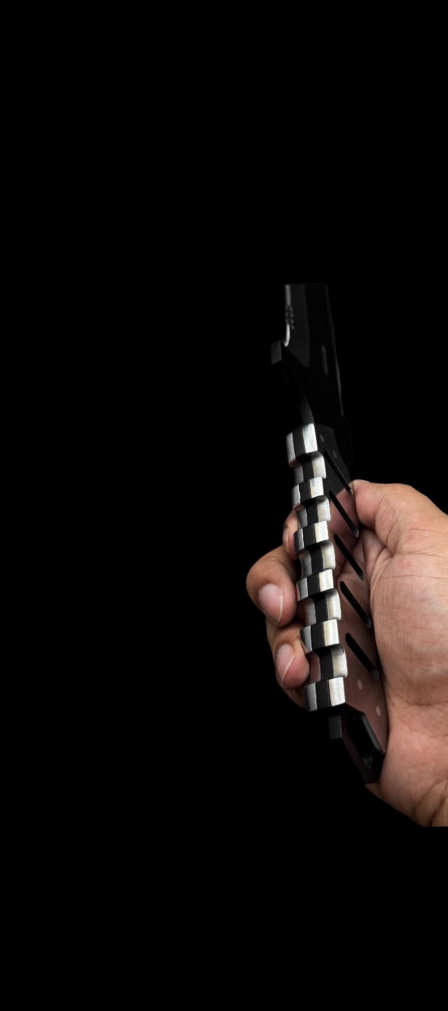 Metal Gear Solid 4 Old Snake Replica Knife | Full Tang J2 Steel, Leather Sheath thumbnail 6
