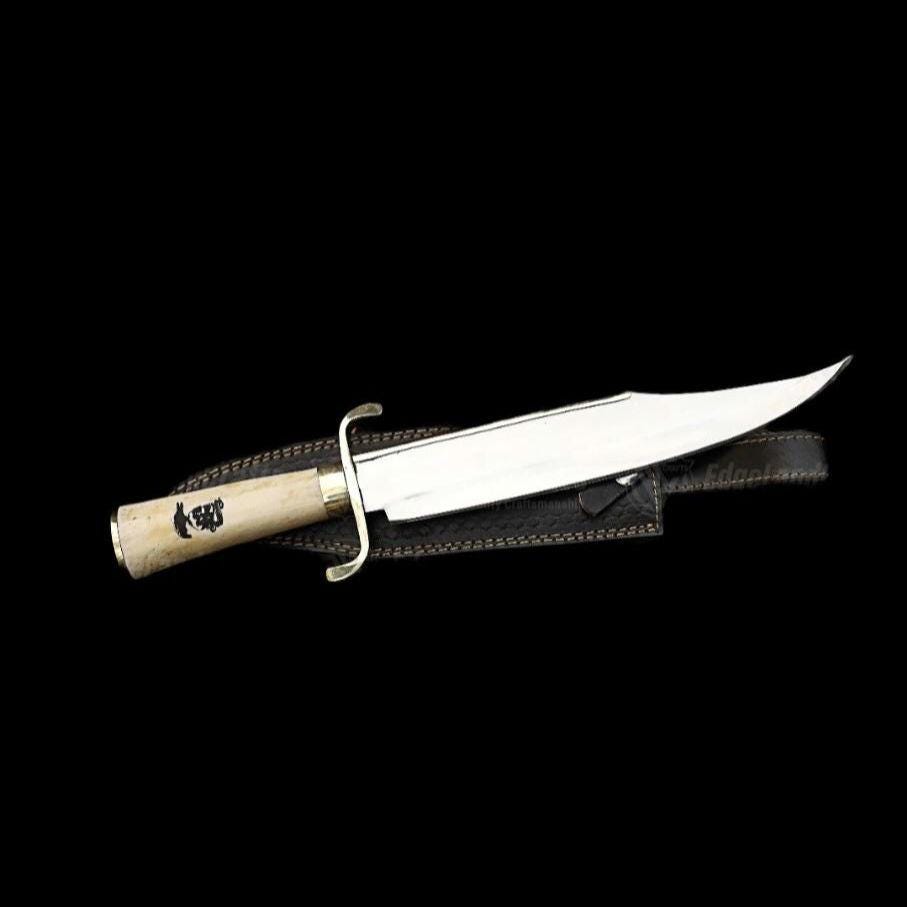 Handmade Expendables Movie replica Bowie Knife : D2 steel and camel bone thumbnail 4