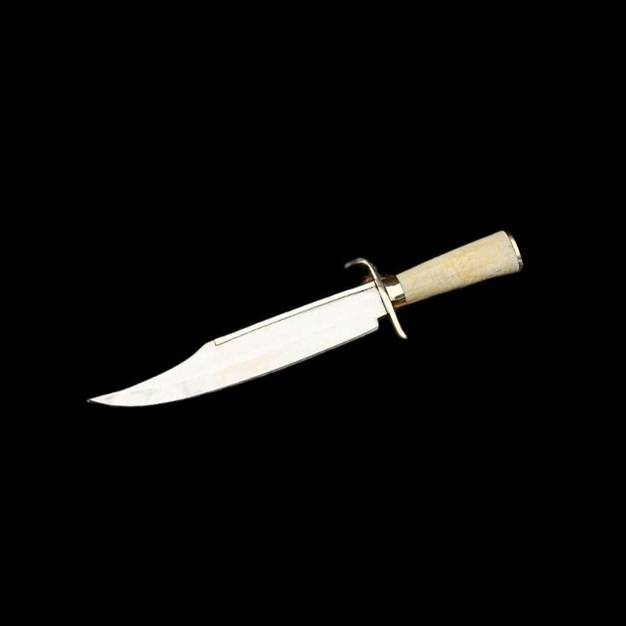 Handmade Expendables Movie replica Bowie Knife : D2 steel and camel bone thumbnail 6